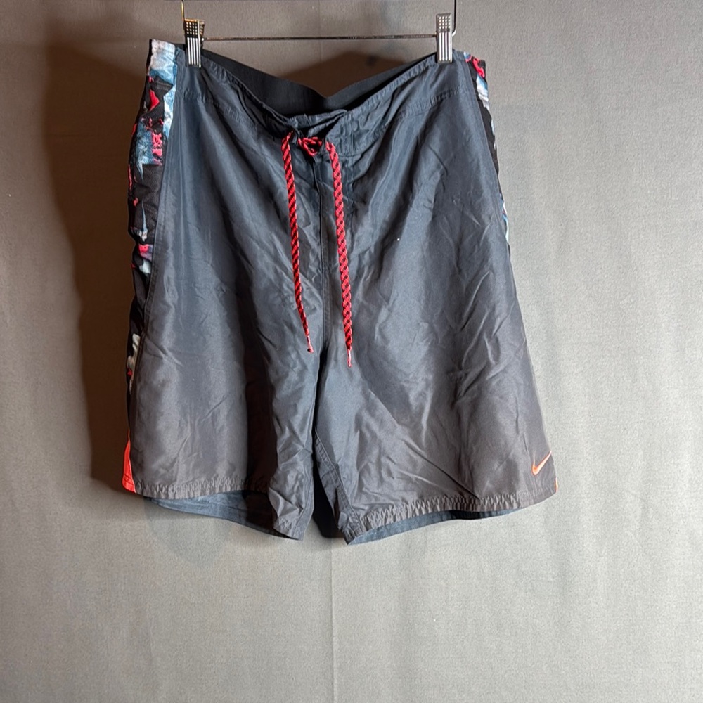 Nike Men's Black Swim Shorts‎ with orange Accents XXL